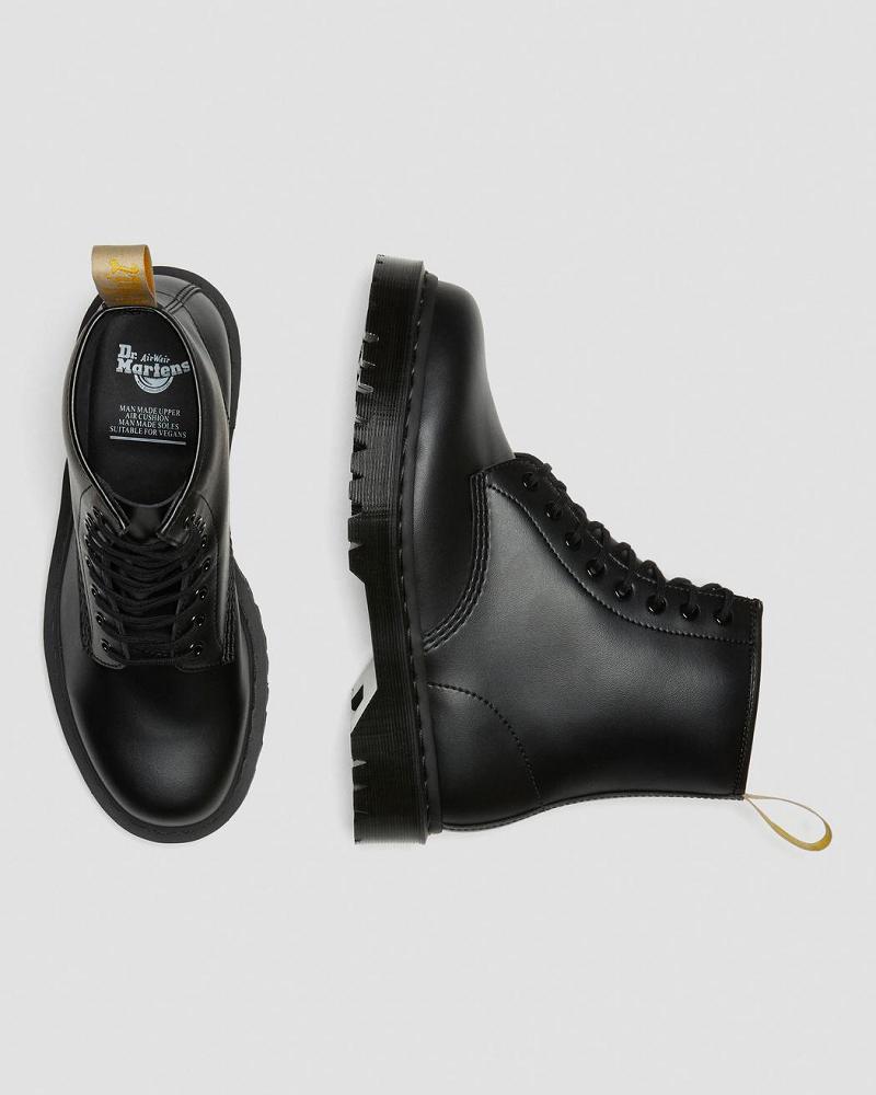 Dr Martens Vegan 1460 Bex Mono Veterlaarzen Heren Zwart | NL 267YXF